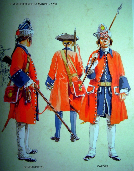 1750 marine  bombardiers de la marine small